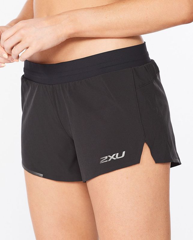 2XU Light Speed 3-Inch Shorts W Løpeshorts Black/Black Reflective, XL